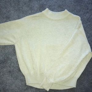 Mint Green Crew Slouch Sweater